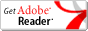 Get Adobe Reader logo and button for downloading PDF viewing software