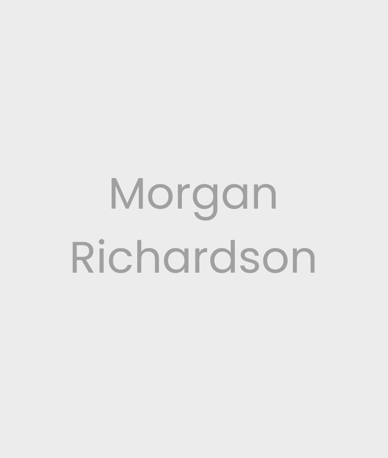 Morgan Richardson name text on light gray background.